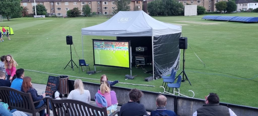 120 projector screen clydesdale cricket club
